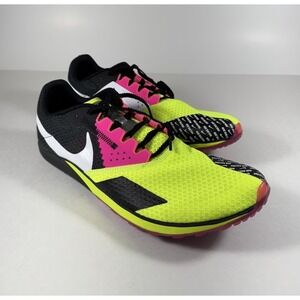 NIKE Zoom Rival 6‎ XC Running Shoes Volt Hyper Pink Men's Sz 11 *NEW* DX7999-700